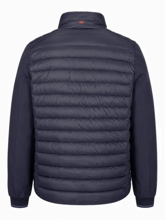 Men's Dark Blue padded Jacket Back