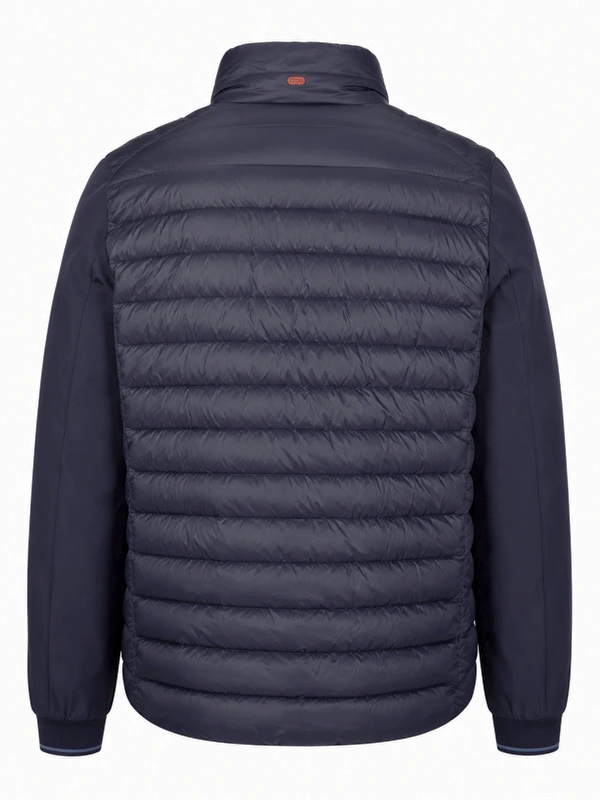 Men’s Dark Blue padded Jacket Back