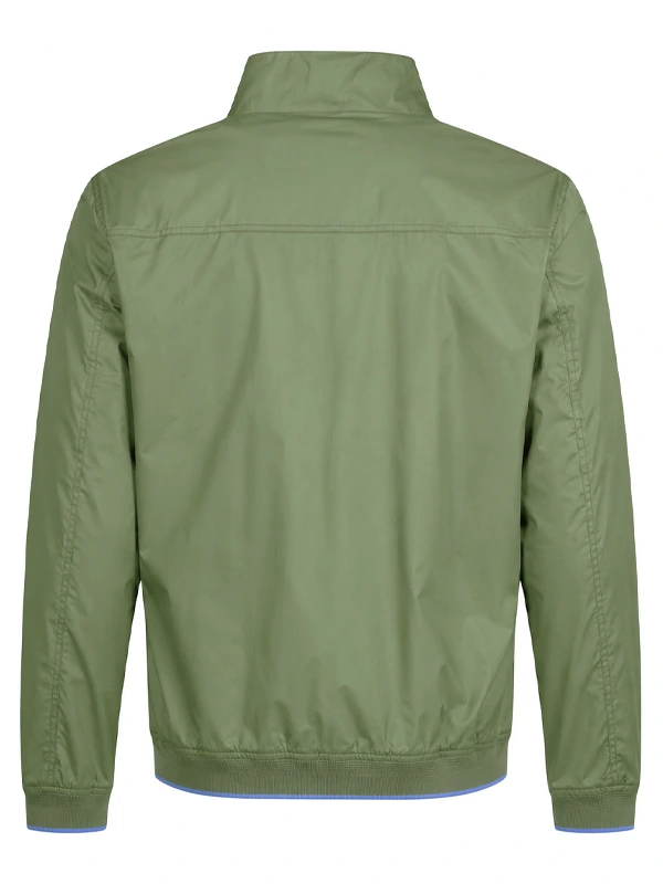 Men’s Green Cotton Jacket Back