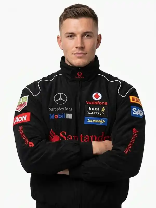 Mercedes-Benz Santander Vintage Racing Jacket – Black