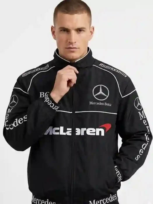 Mercedes McLaren vintage Black Jacket