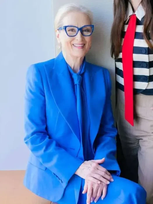 Meryl Streep The Devil Wears Prada 2 Blue Blazer