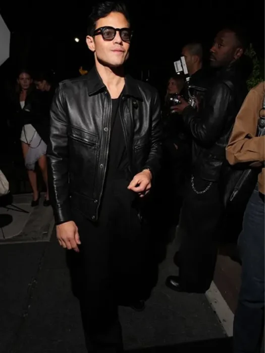 Met Gala Rami Malek Black Jacket
