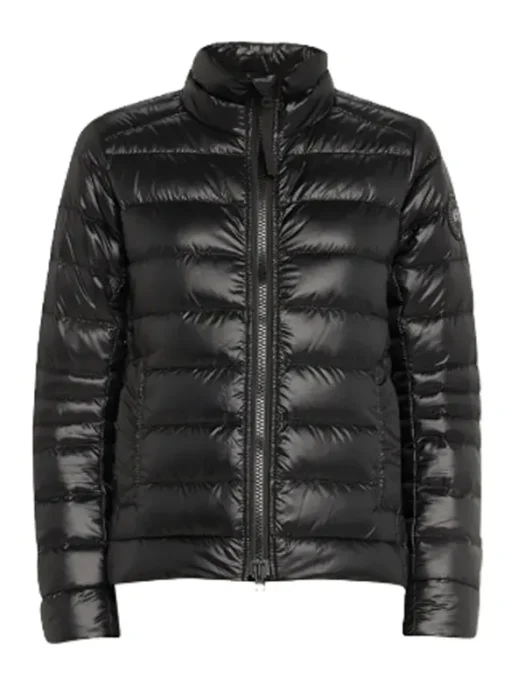 Missy Peregrym CIA 2026 Black Puffer Jacket
