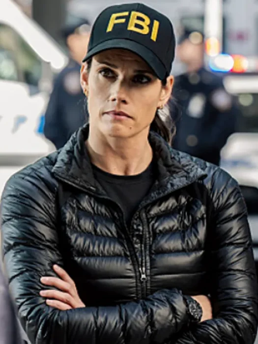 Missy Peregrym CIA Black Puffer Jacket