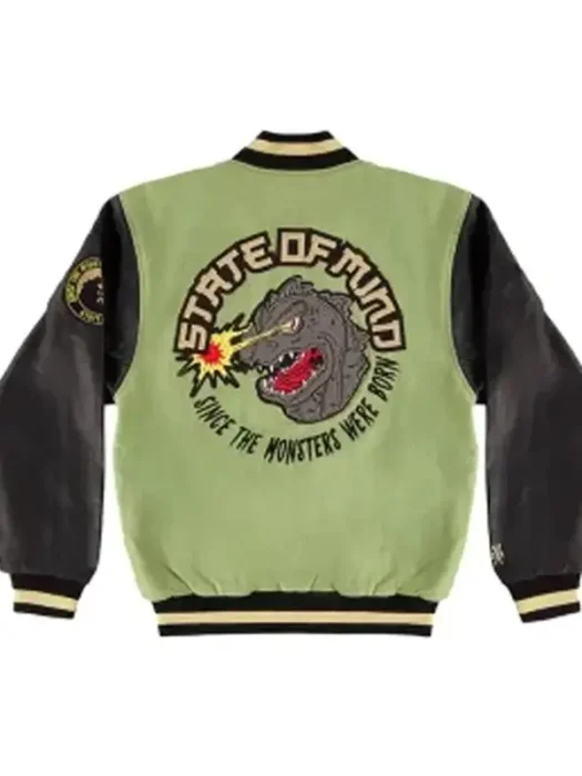 Motorvalley Blu Venturi Varsity Jacket Back