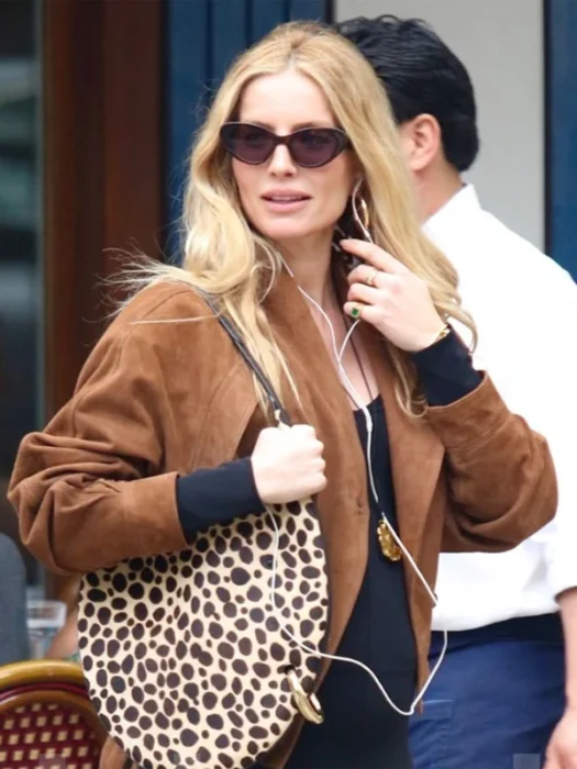 NYC 2026 Annabelle Wallis Brown Jacket