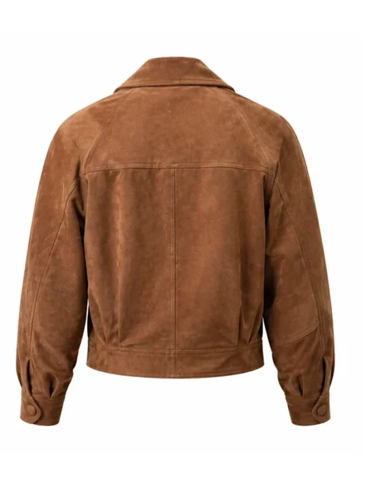 NYC 2026 Annabelle Wallis Brown Jacket Back