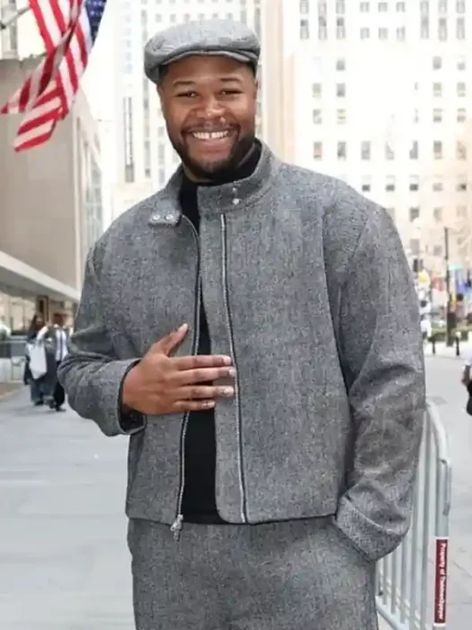 NYC 2026 Luke Tennie Grey Wool Jacket