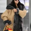 NYC 2026 Rihanna Beige Coat