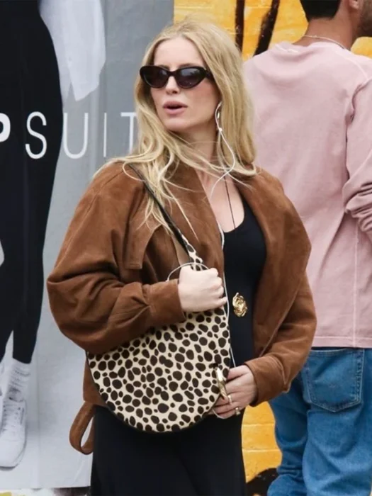 NYC Annabelle Wallis Brown Jacket