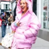 NYC Doja Cat Pink Hooded Jacket