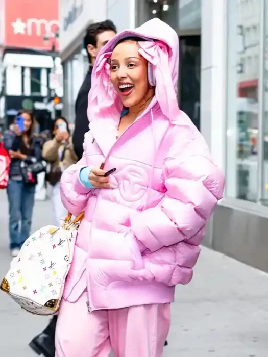 NYC Doja Cat Pink Hooded Jacket
