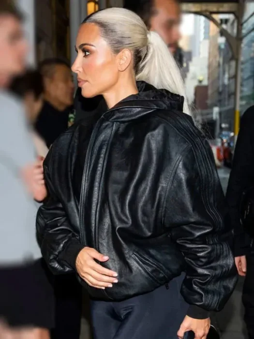 New York Kim Kardashian Leather Jacket