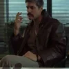 Nik Xhelilaj Policë për jetë Leather Jacket