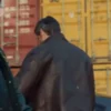 Nik Xhelilaj Policë për jetë Leather Jacket Back