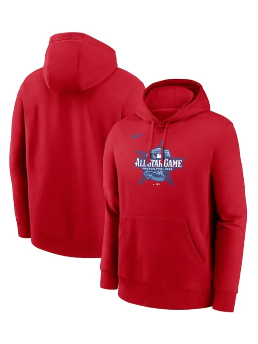 Nike MLB Red All-Star Game Club Pullover Hoodie