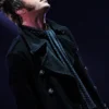Oasis Liam Gallagher Black Wool Coat