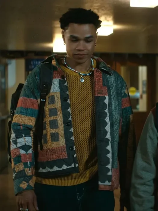 Off Campus 2026 Dexter Multicolor Quilted Jacket