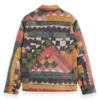 Off Campus 2026 Dexter Multicolor Quilted Jacket Back