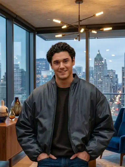 Off Campus Garrett Graham Leather Jacket
