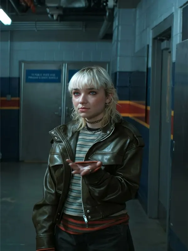 Off Campus Julia Sarah Stone Green Jacket