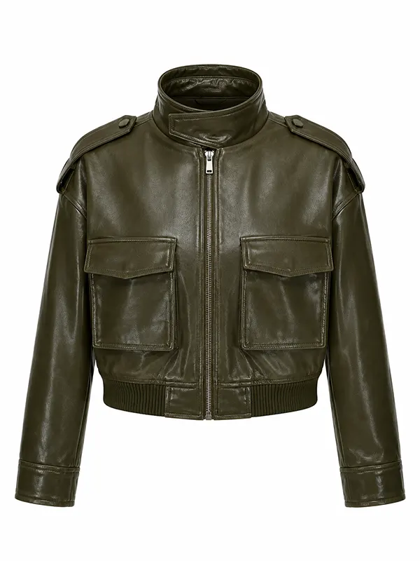 Off Campus Julia Sarah Stone Olive Jacket
