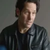 Paul Rudd Power Ballad Black Leather Jacket