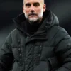 Pep Guardiola Black Hooded Coat