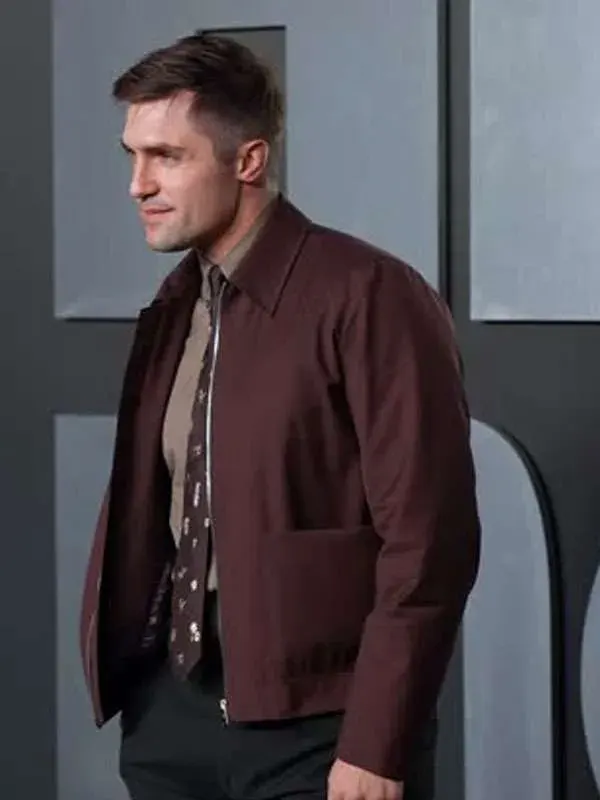 Phil Dunster HBO Max 2026 Brown Jacket