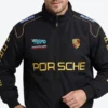 Porsche Vintage Black Racing Jacket