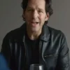 Power Ballad Paul Rudd Black Leather Jacket
