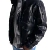 Pressure Reactive Faux Leather Moto Jacket