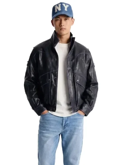 Pressure Reactive Faux Moto Jacket