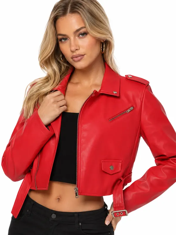 Remind Me Later Faux Leather Jacket