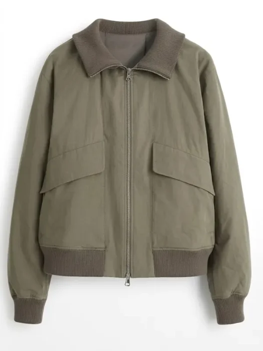 Riley Davis Off Campus Bomber Jacket
