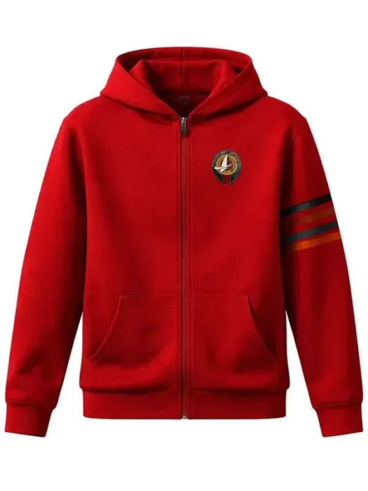 Romeo Carere Star Trek Starfleet Academy Red Hoodie