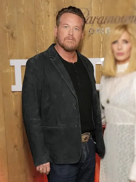 Screening Event Dutton Ranch Cole Hauser Black Blazer