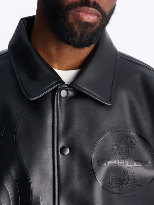 Shelby Racing Embossed Faux Jacket