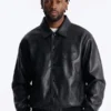 Shelby Racing Embossed Faux Leather Jacket