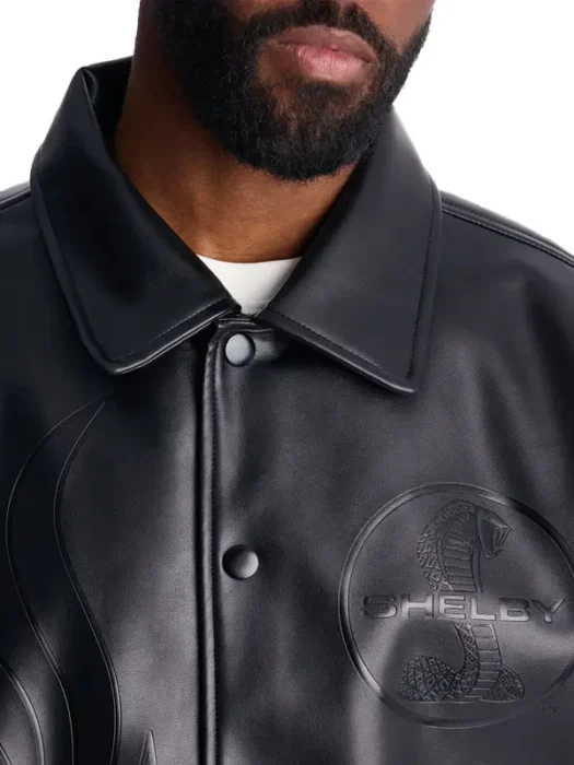 Shelby Racing Faux Leather Jacket