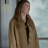 Shrinking S03 Lily Rabe Meg Brown Coat