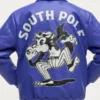 Southpole Midnight Riot Faux Leather Varsity Jacket Back