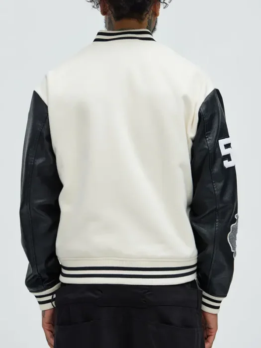 Spring Game Varsity Jacket Back