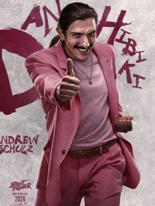 Street Fighter Andrew Schulz Pink Blazer