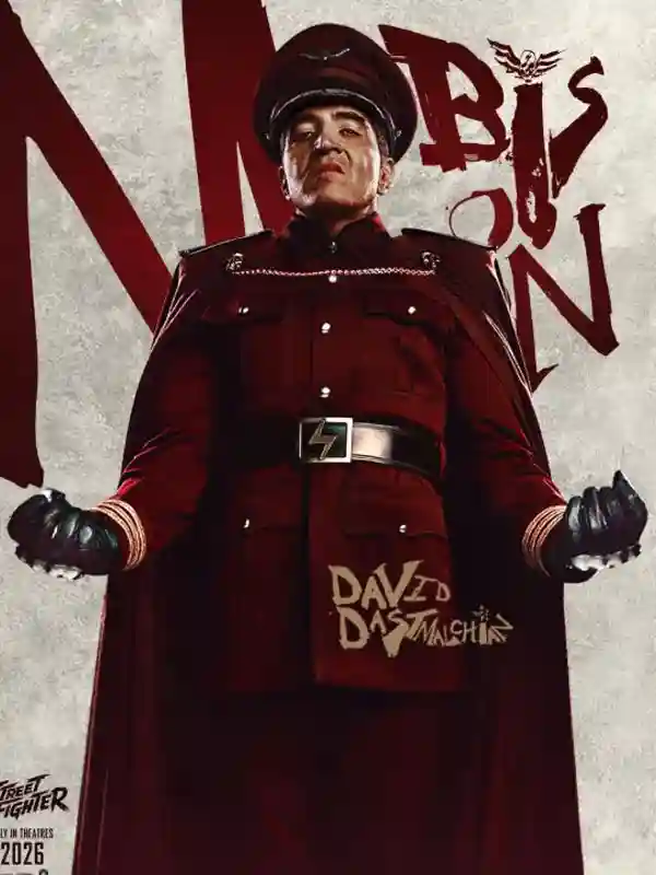 Street Fighter David Dastmalchian Red Long Coat