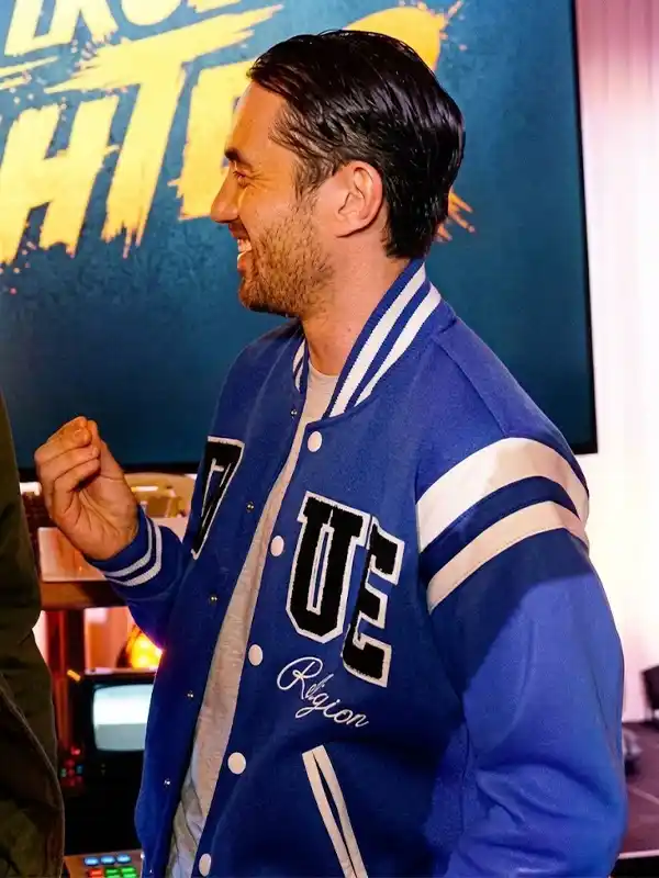 Street Fighter Event Andrew Koji Blue Jacket