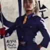 Street Fighter Movie Juli Blue Long Coat