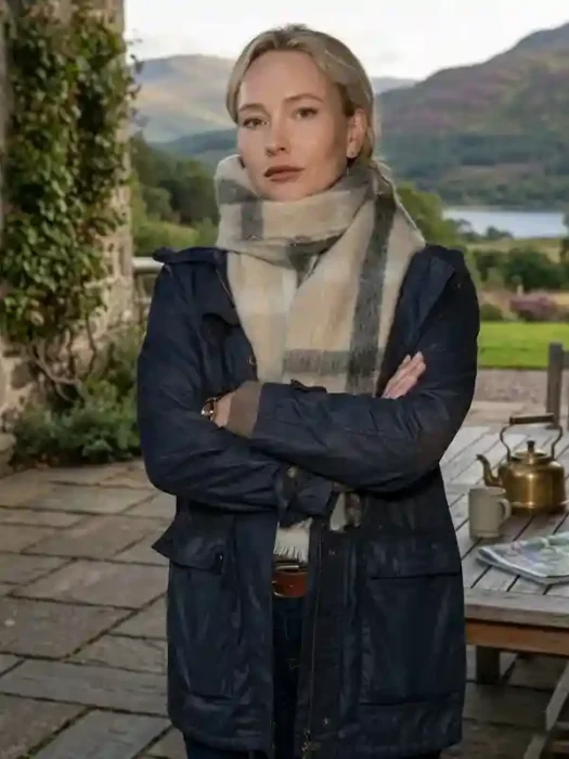 The Brokenwood Mysteries Kristin Sims Dark Blue Jacket