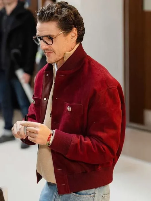 The Mandalorian and Grogu Pedro Pascal Red Jacket